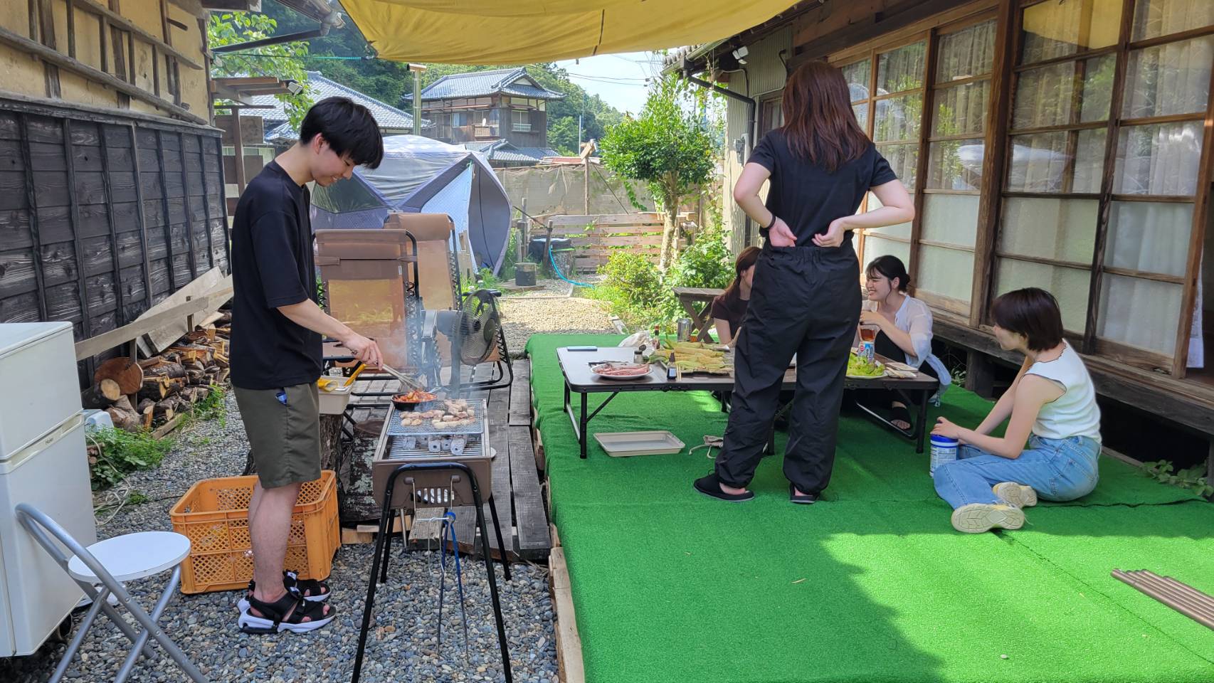 バーベキュー貸切ドッグラン